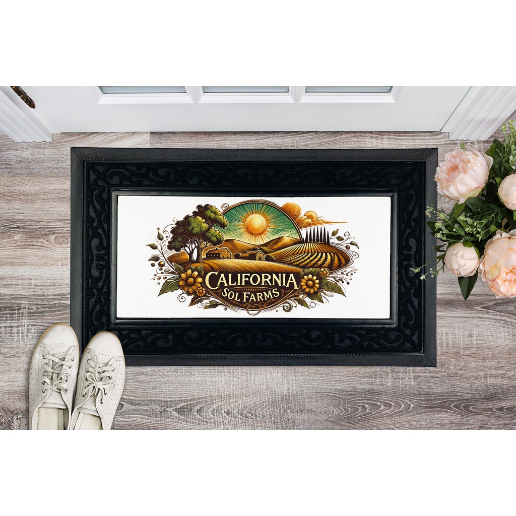 California Sol Farms Sublimation Heavy Duty Door Mat