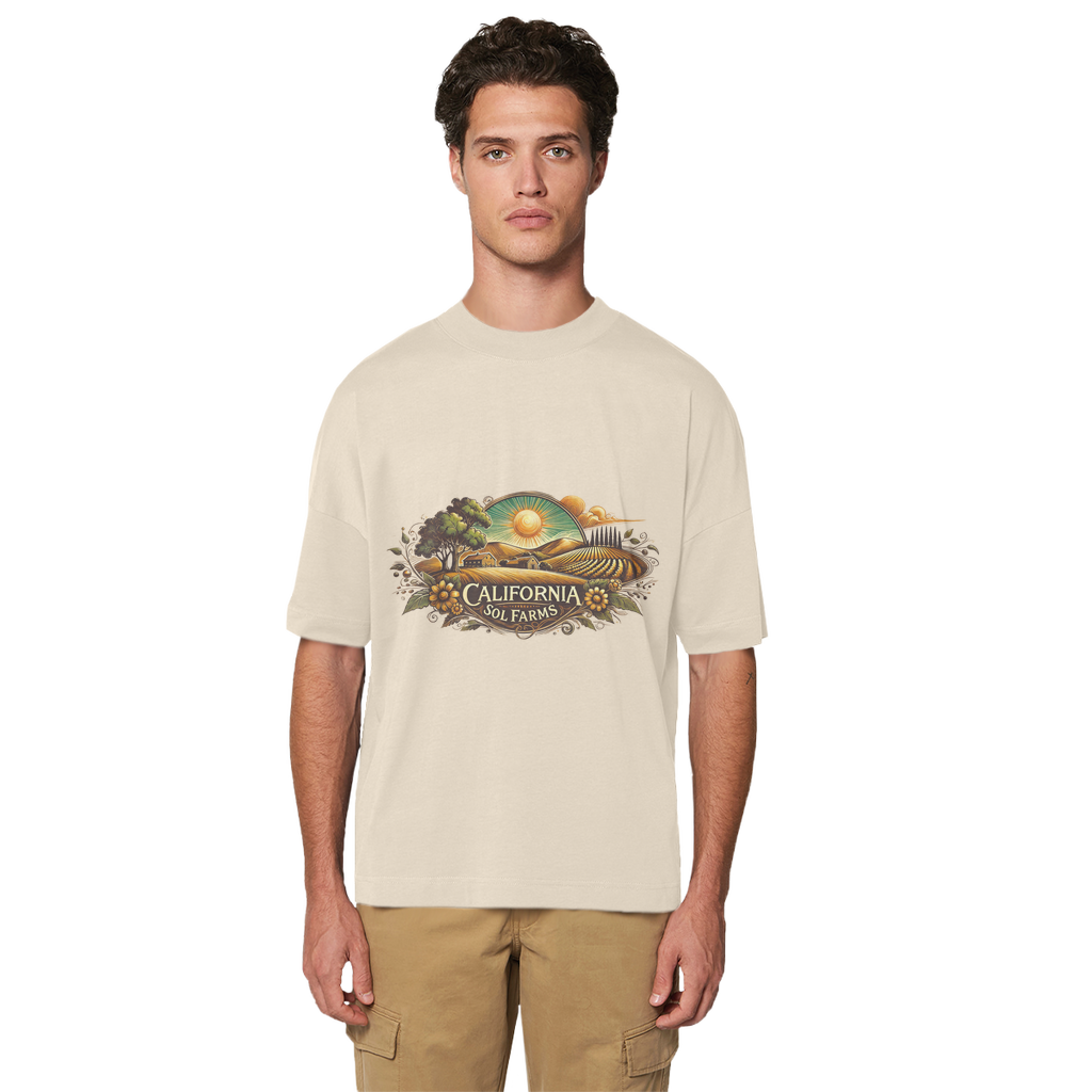 California Sol Farms Premium Organic Oversized T-Shirt