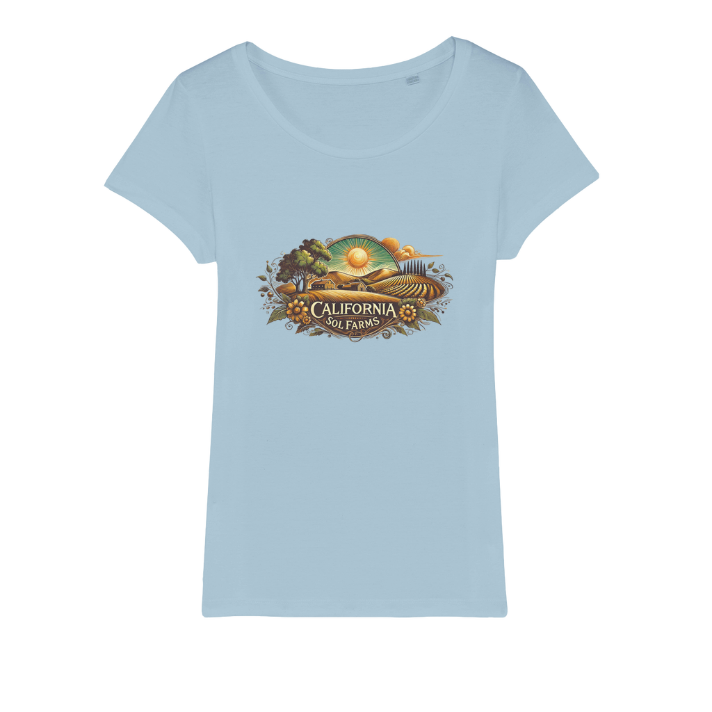 California Sol Farms Organic Jersey Womens T-Shirt