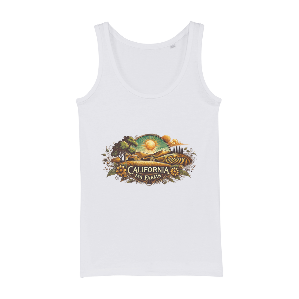 California Sol Farms Organic Jersey Womens Tank Top