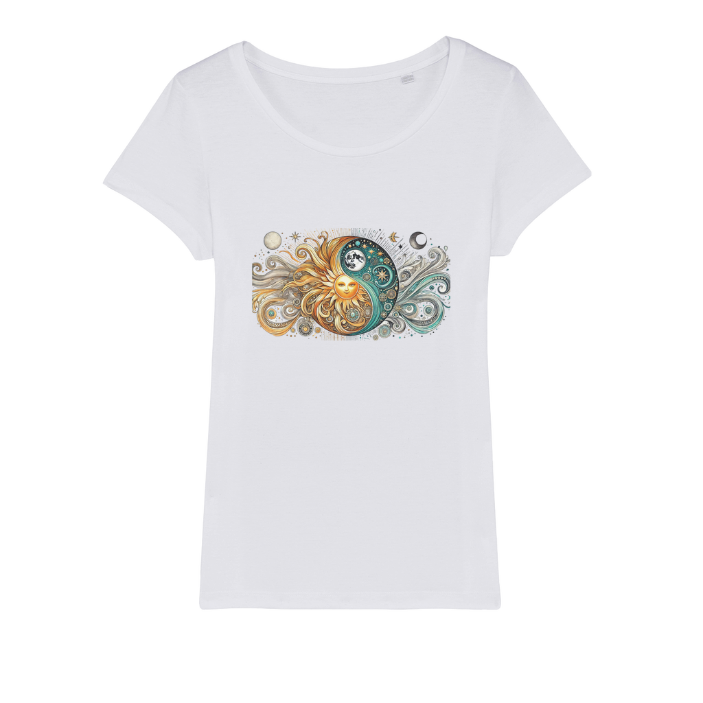 Yin/Yang Organic Jersey Womens T-Shirt