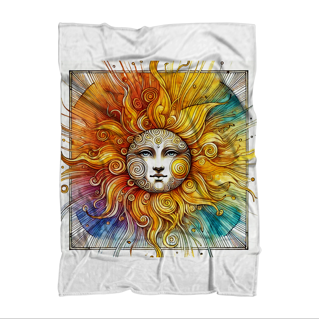 Lady Sol Sublimation Throw Blanket