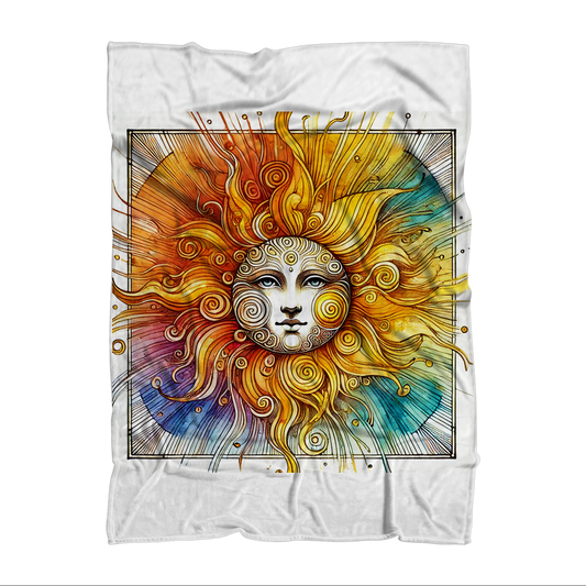 Lady Sol Sublimation Throw Blanket