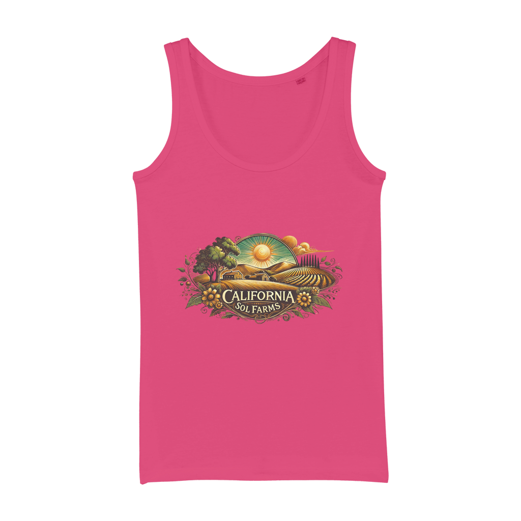 California Sol Farms Organic Jersey Womens Tank Top