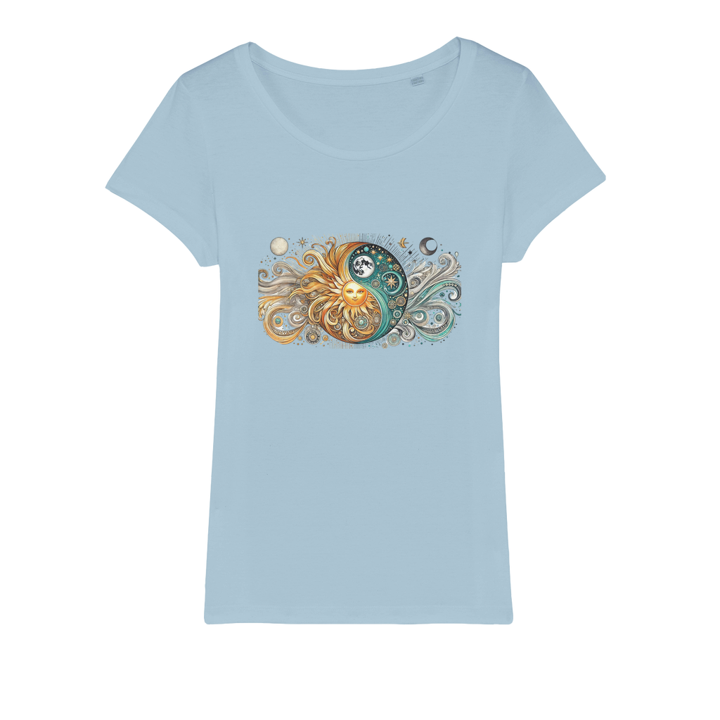 Yin/Yang Organic Jersey Womens T-Shirt