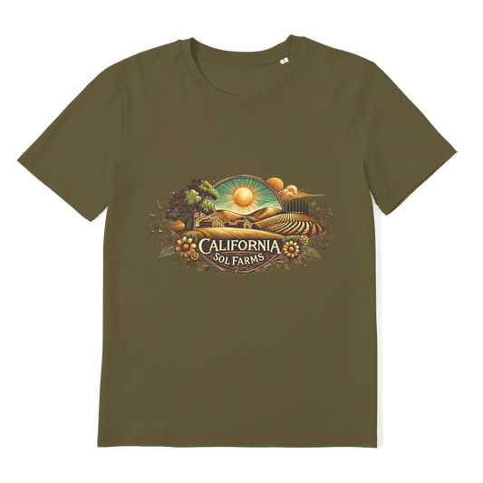 California Sol Farms Premium Organic Adult T-Shirt