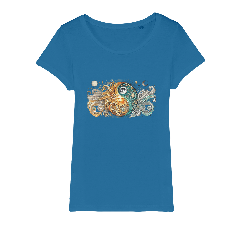 Yin/Yang Organic Jersey Womens T-Shirt