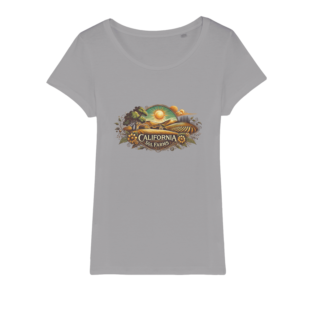 California Sol Farms Organic Jersey Womens T-Shirt