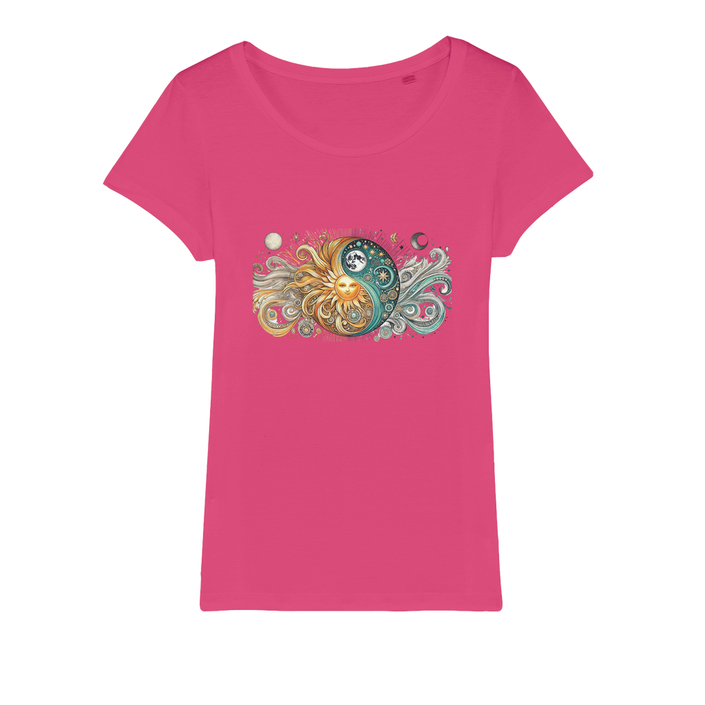 Yin/Yang Organic Jersey Womens T-Shirt