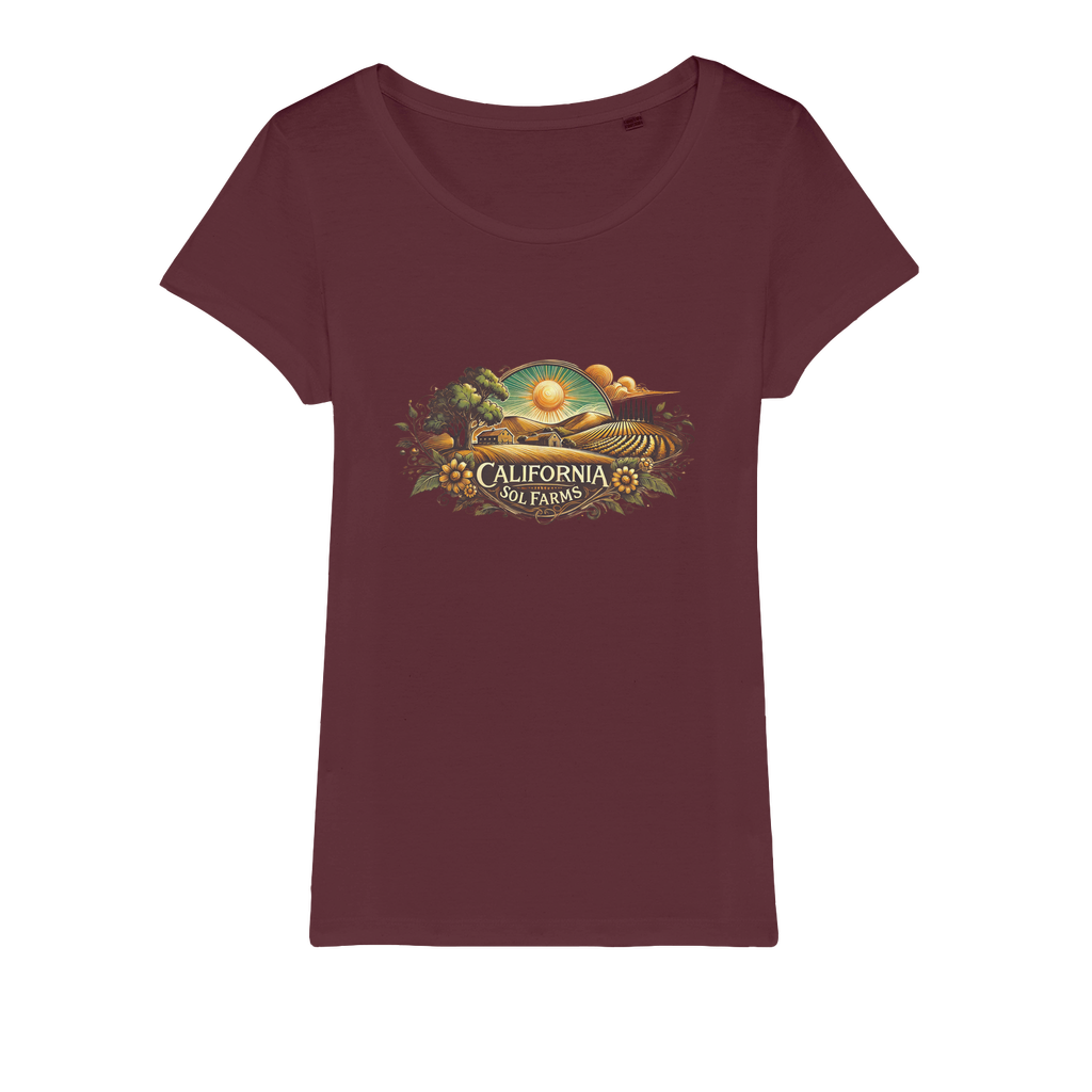 California Sol Farms Organic Jersey Womens T-Shirt