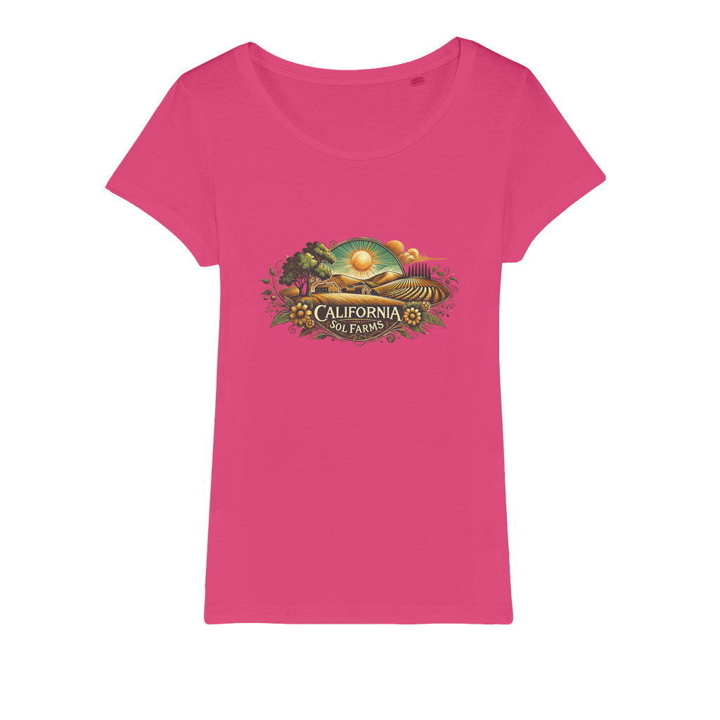 California Sol Farms Organic Jersey Womens T-Shirt