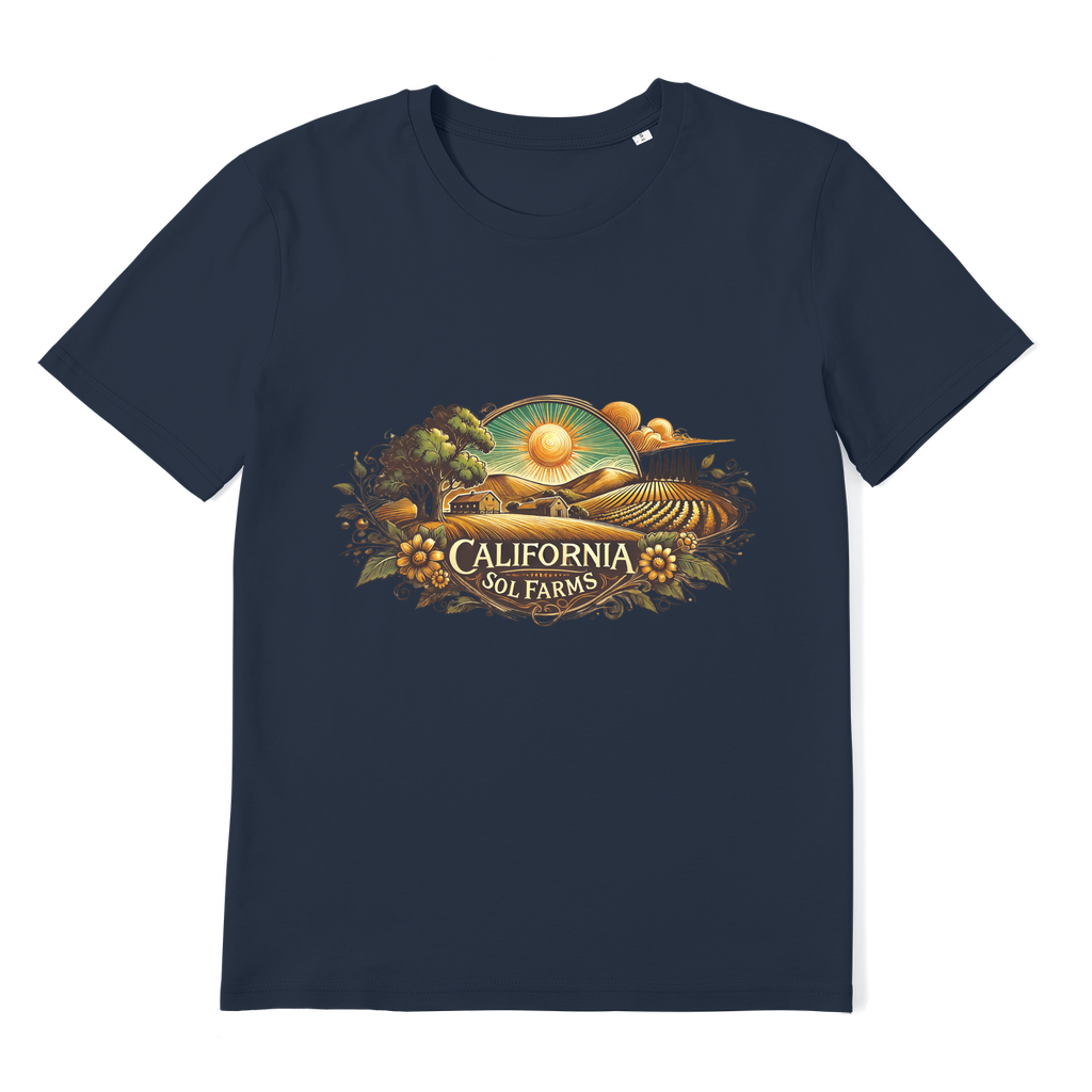 California Sol Farms Premium Organic Adult T-Shirt