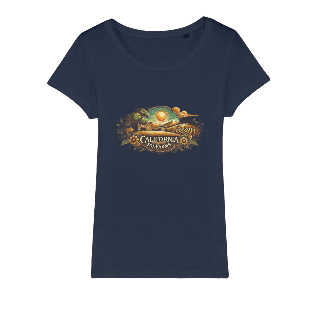 California Sol Farms Organic Jersey Womens T-Shirt