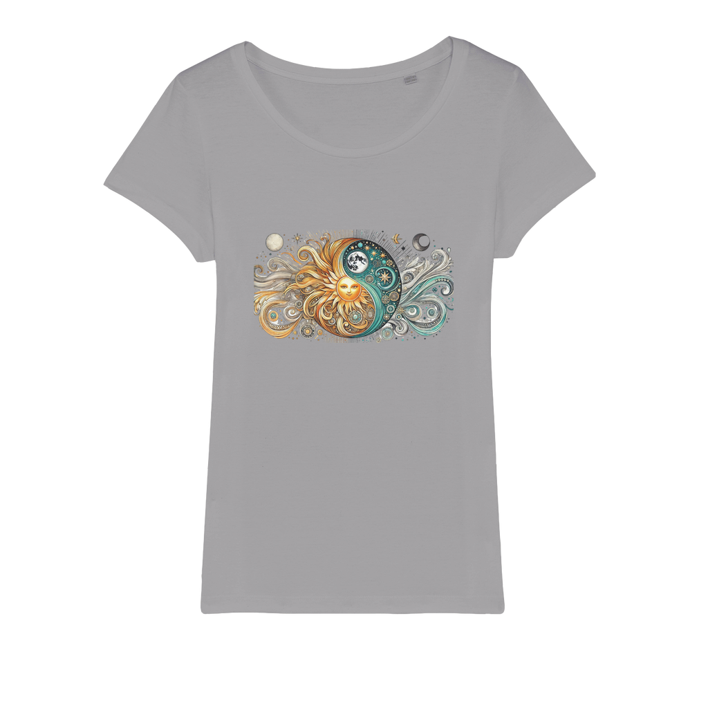 Yin/Yang Organic Jersey Womens T-Shirt