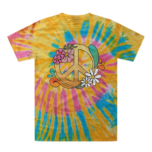 Boho Peace Tie-Dye T-Shirt