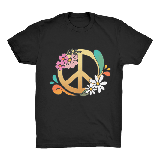 Boho Peace Organic Adult T-Shirt