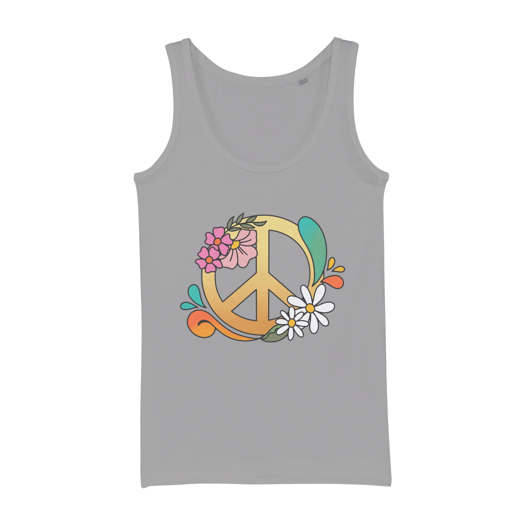 Boho Peace Organic Jersey Womens Tank Top