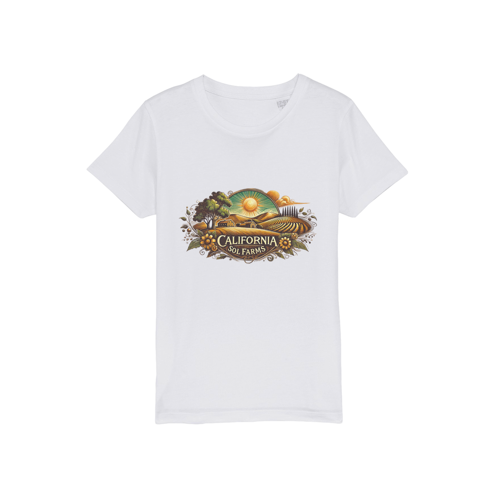 California Sol Farms Organic Jersey Kids T-Shirt