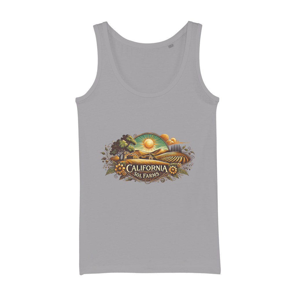 California Sol Farms Organic Jersey Womens Tank Top