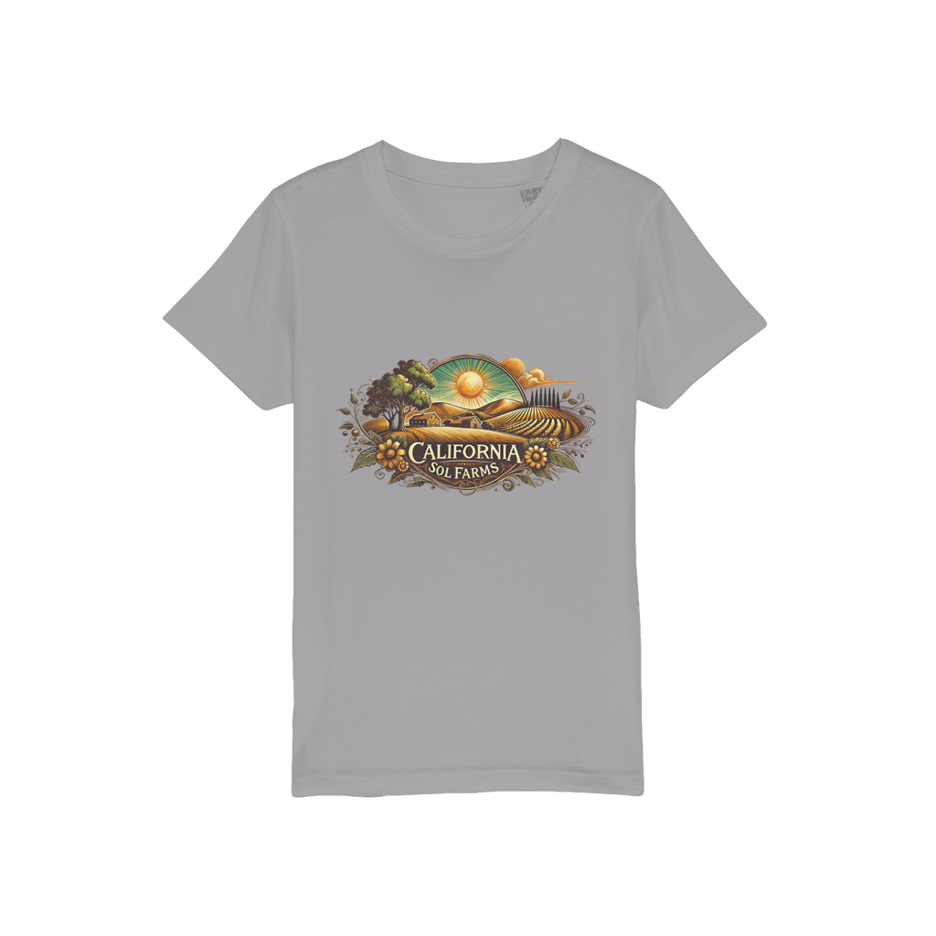 California Sol Farms Organic Jersey Kids T-Shirt