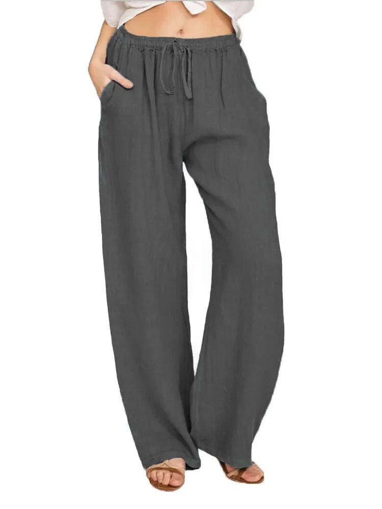 Women Cotton Linen Pants