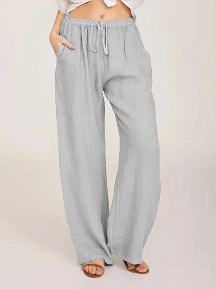 Women Cotton Linen Pants