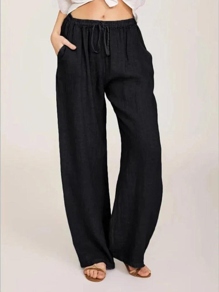 Women Cotton Linen Pants