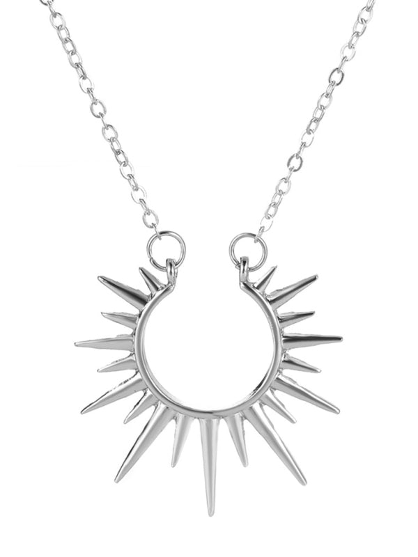 New Arrival Sunflower Pendant Necklace Retro Metal Clavicle Chain Fashion Creative Jewelry